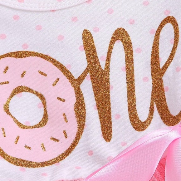 Baby Girl Tulle Patchwork Bow Party Dress - Picture 3 of 6